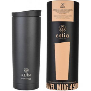 ESTIA 01-20316 TRAVEL MUG SAVE THE AEGEAN ΘΕΡΜΟΣ 500ml BLACK